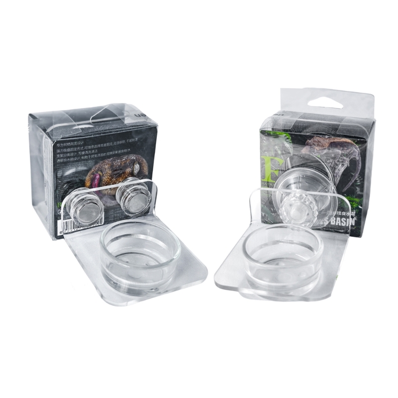 Water Dish Reptile - 367A طبق معلق حديث آمن للتغذية