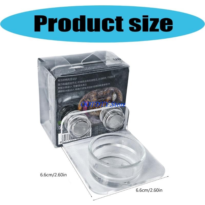 367A طبق معلق حديث آمن للتغذية - مراجعة Water Dish Reptile وسعره