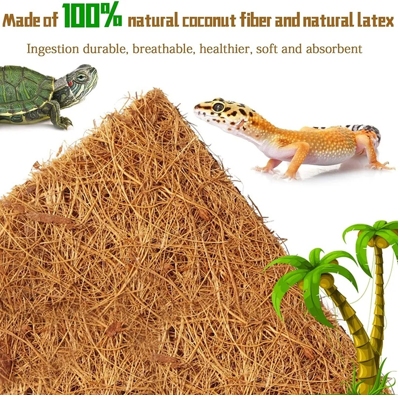 سجادة للزواحف من ألياف جوز اله - مراجعة Substrate Coconut Fiber وسعره