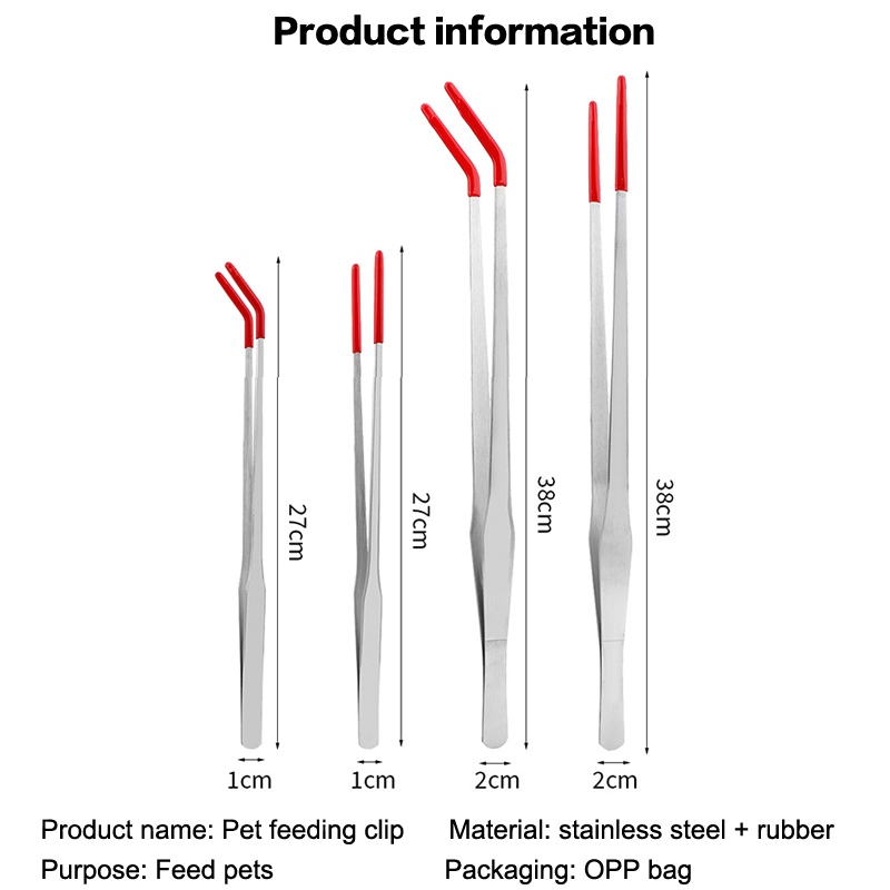 ملقط تغذية الزواحف من الفولاذ  - مراجعة Feeding Tong Stainless وسعره